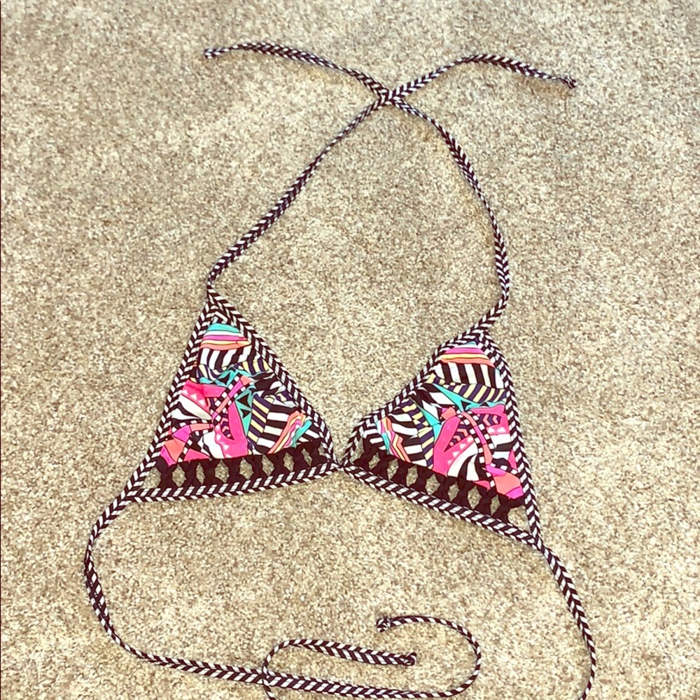 Tribal print bikini top